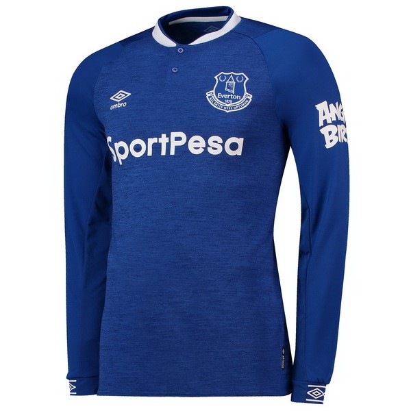 Camiseta Everton Primera ML 2018-2019 Azul